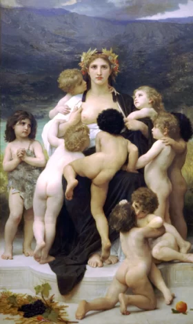 The Motherland 1883 by William-Adolphe Bouguereau