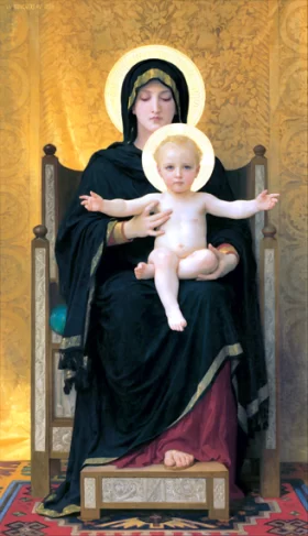 Virgin and Child by William-Adolphe Bouguereau