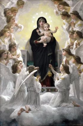 La Vierge aux anges 1900 by William-Adolphe Bouguereau