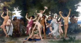 The Youth of Bacchus (1884) by William-Adolphe Bouguereau