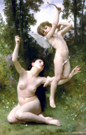 Flight of Love 1901 by William-Adolphe Bouguereau