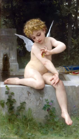 L'amour au Papillon by William-Adolphe Bouguereau