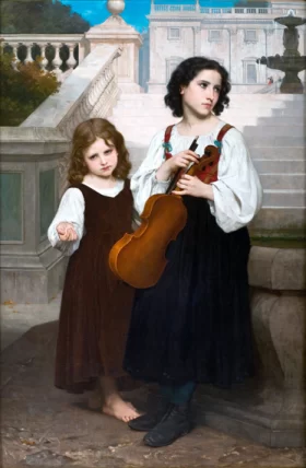 Far from Home 1868 by William-Adolphe Bouguereau