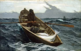 The Fog Warning 1885 by Winslow Homer