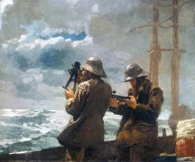 Eight Bells 1886 by Winslow Homer