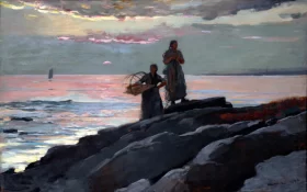 Saco Bay 1896 by Winslow Homer