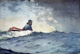A Swell of the Ocean 1883 by Winslow Homer