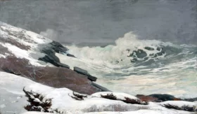 Coast in Winter, 1892 by Winslow Homer