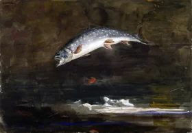 Jumping Trout, 1889 by Winslow Homer
