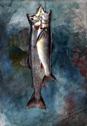Two Trout, 1891 by Winslow Homer