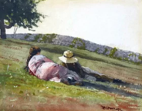 On the Hill, 1878 by Winslow Homer