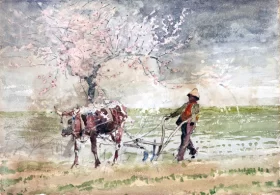 Blossom Time in Virginia by Winslow Homer