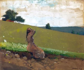 The Green Hill 1878 by Winslow Homer